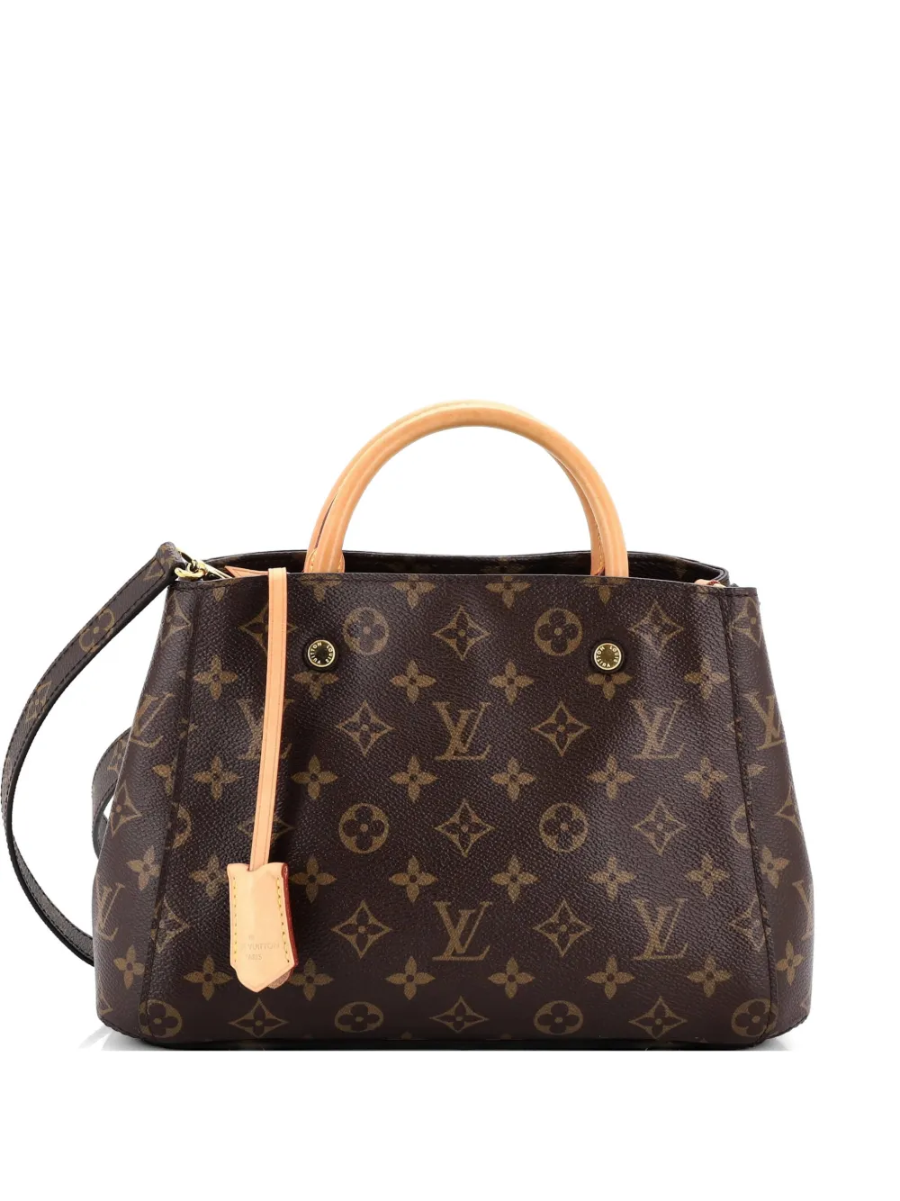 Louis Vuitton Pre-Owned Montaigne Handbag Monogram Canvas BB satchel - Marrone