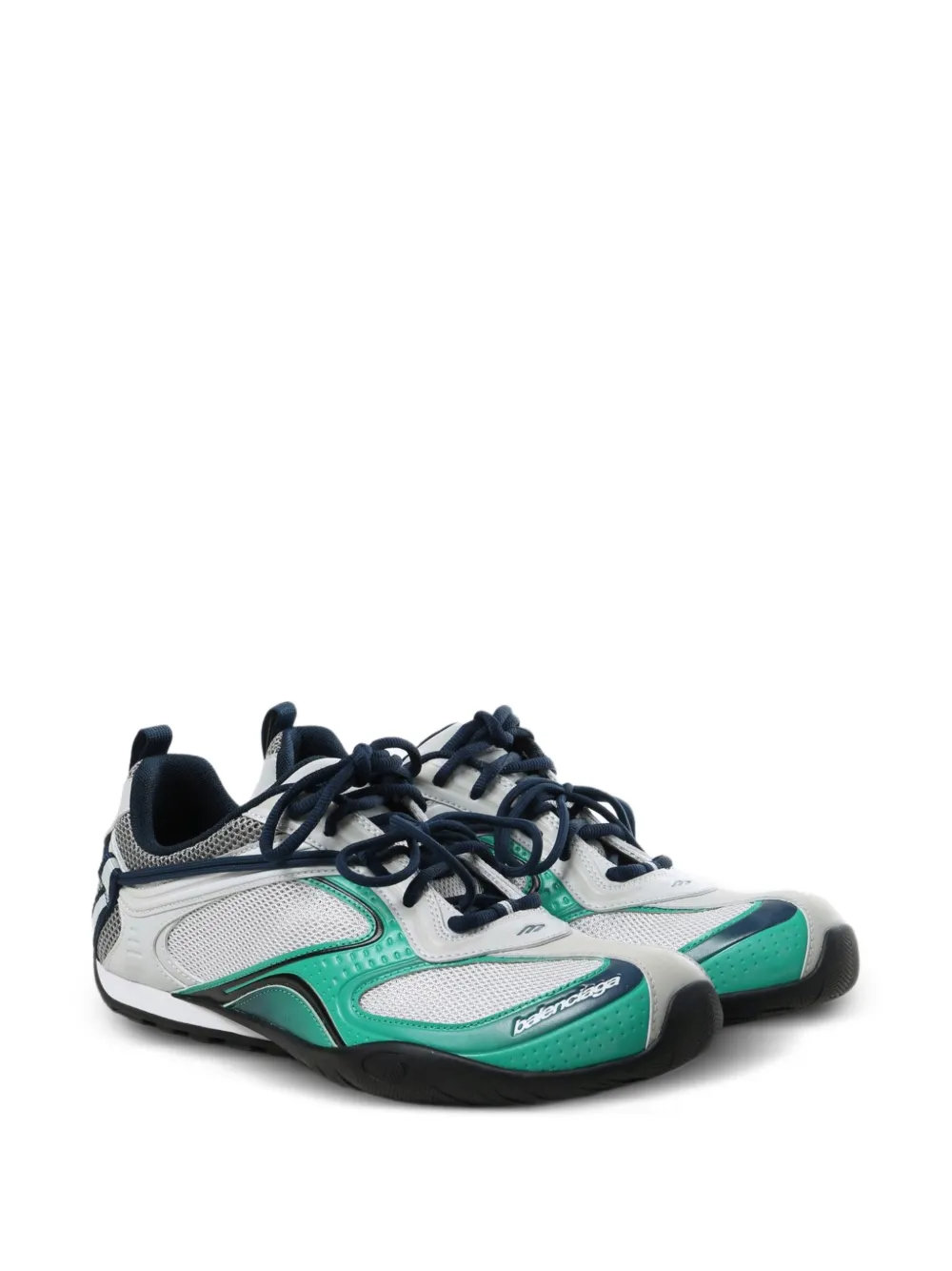 Balenciaga Radar panelled mesh sneakers Grijs