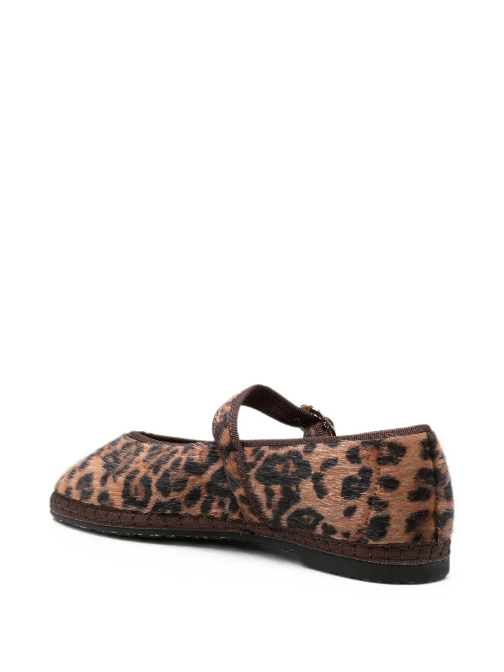 FLABELUS Pierre leopard-print ballet flats Bruin
