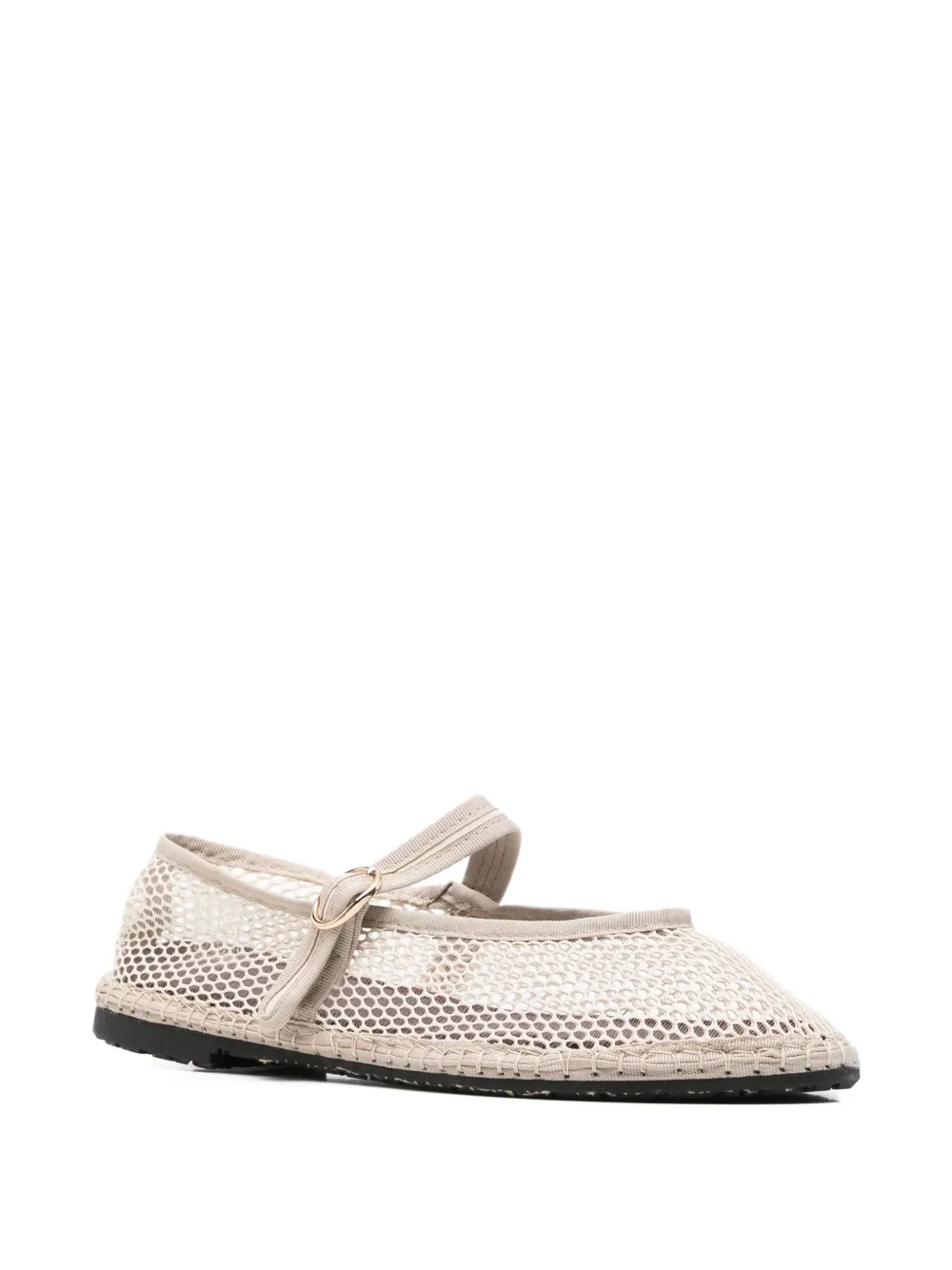 FLABELUS Isabella ballerina's met mesh Beige