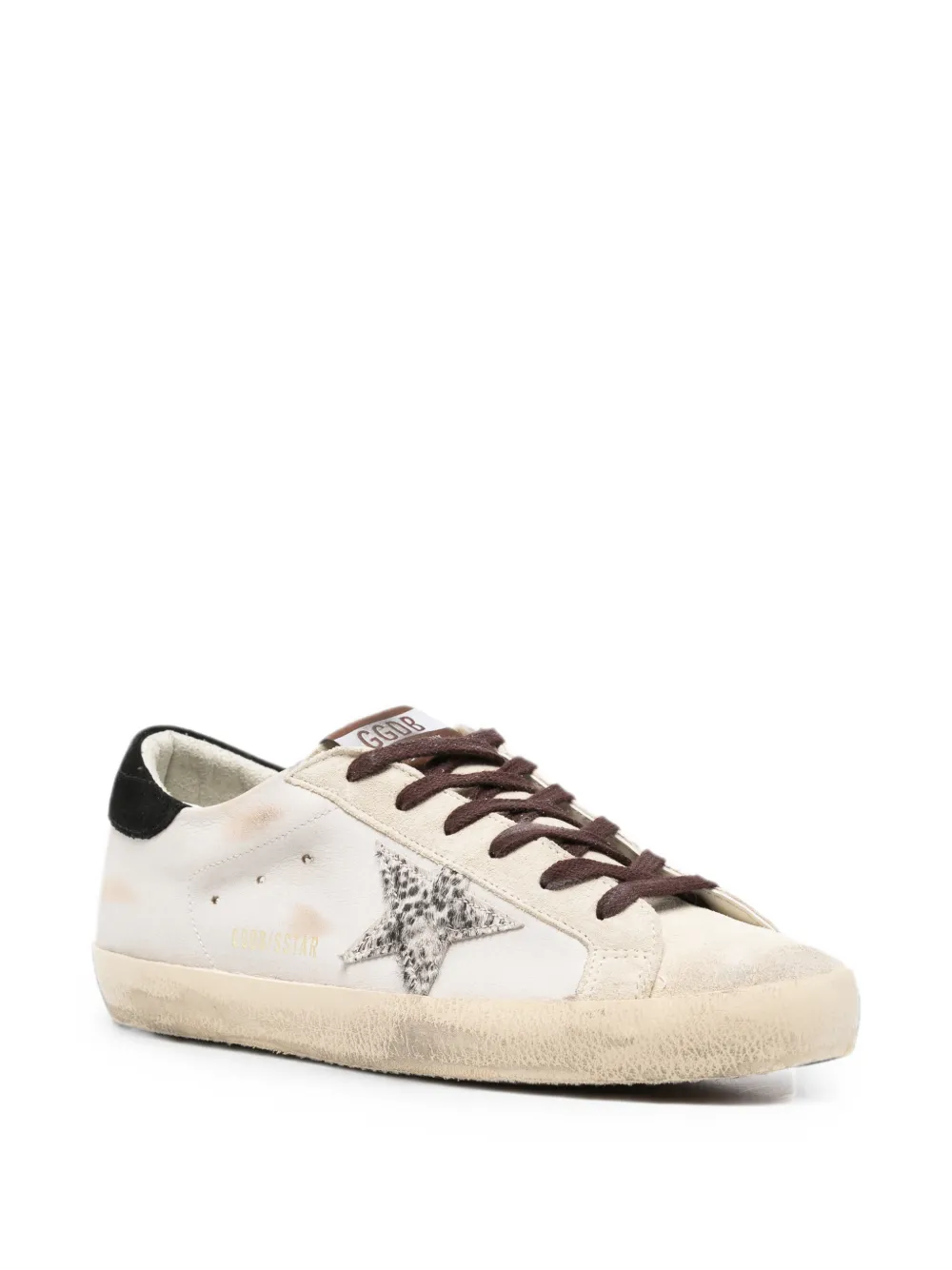 Golden Goose star-patch sneakers Beige