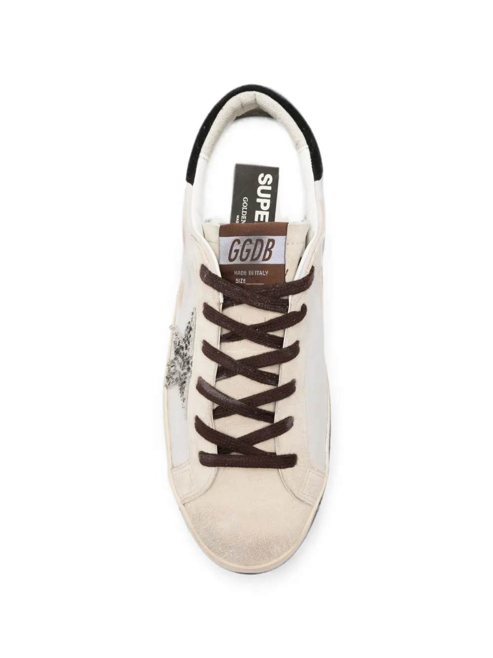 Golden Goose star-patch sneakers Beige