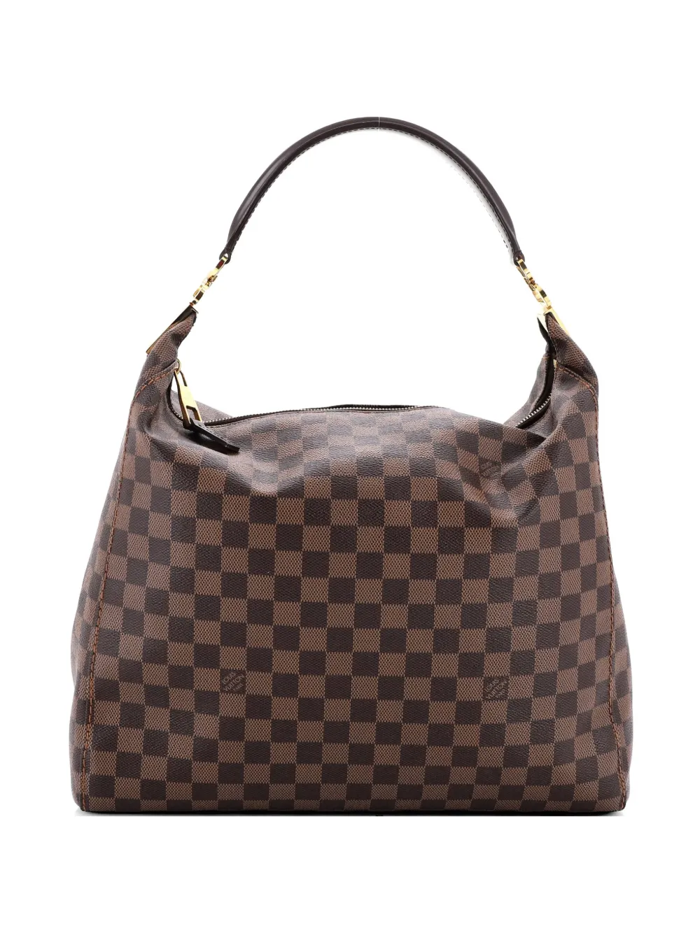 Louis Vuitton Pre-Owned Portobello Handbag Damier GM hobo bag - Marrone