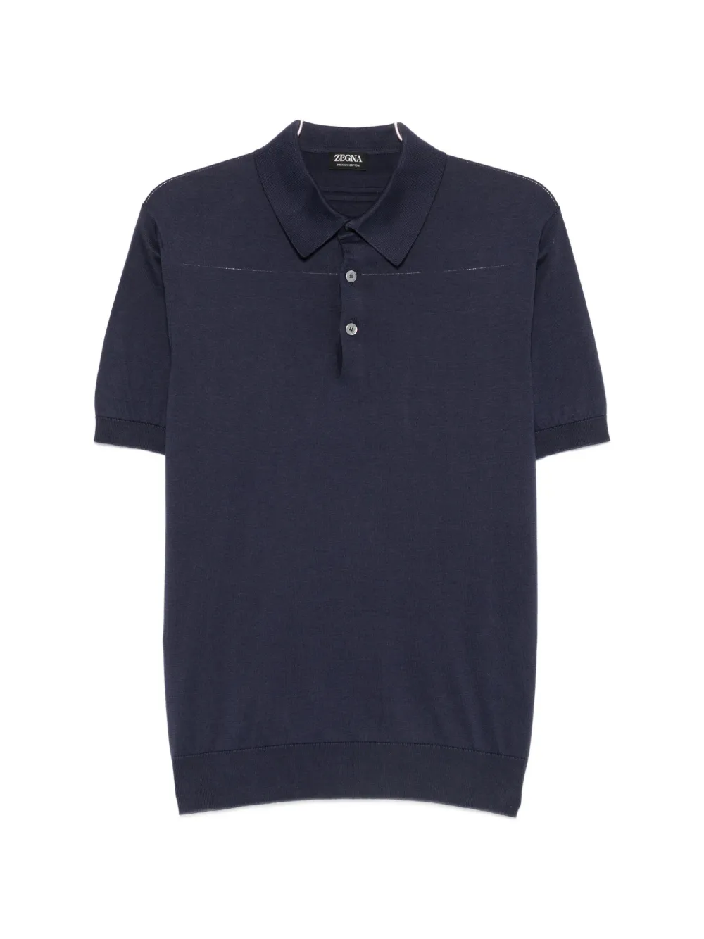 Zegna short-sleeve polo shirt - Blu