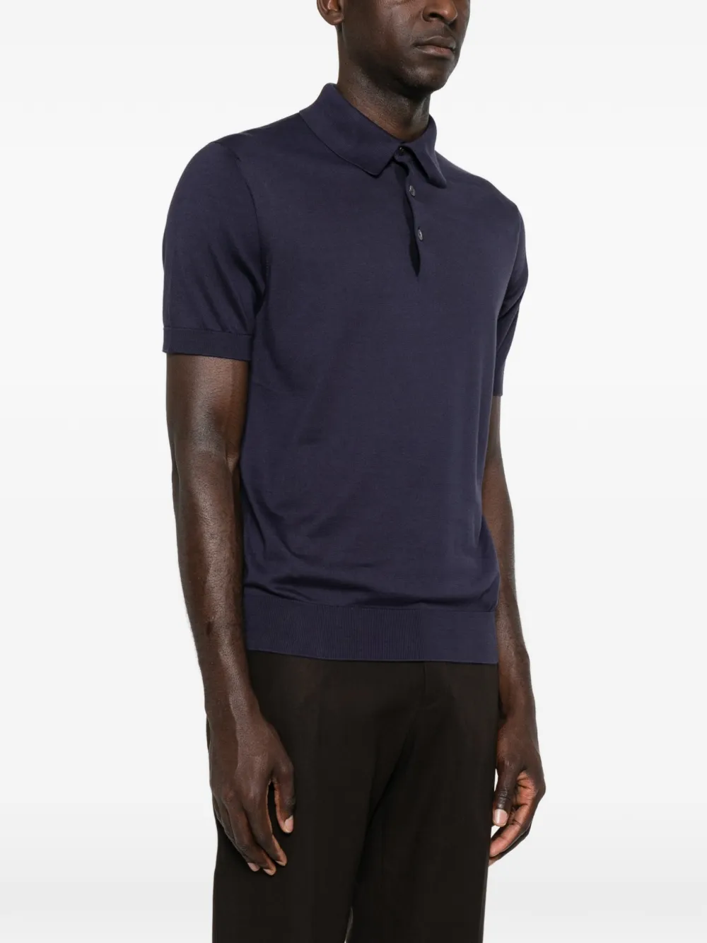 Zegna Poloshirt met korte mouwen Blauw
