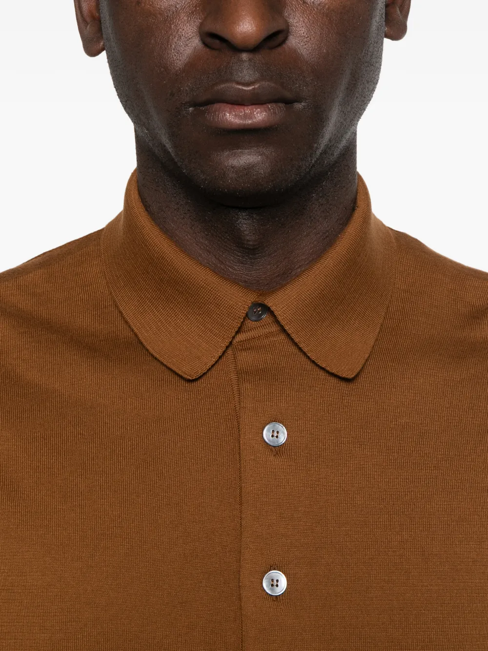 Zegna Polotrui met korte mouwen Rood