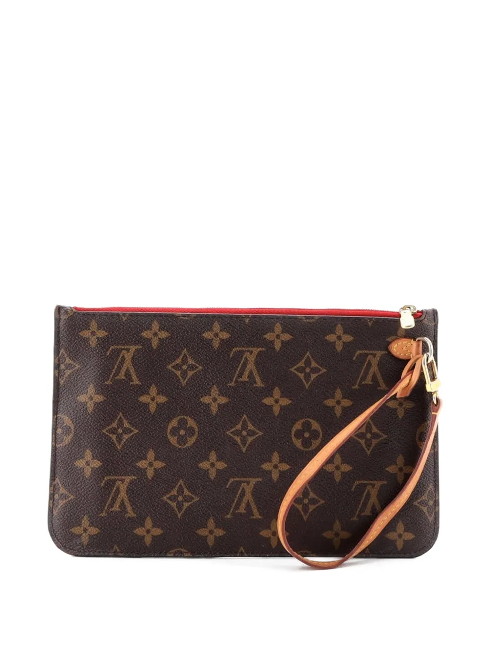 Louis Vuitton Pre-Owned Neverfull Pochette Monogram Canvas Large pouch - Marrone