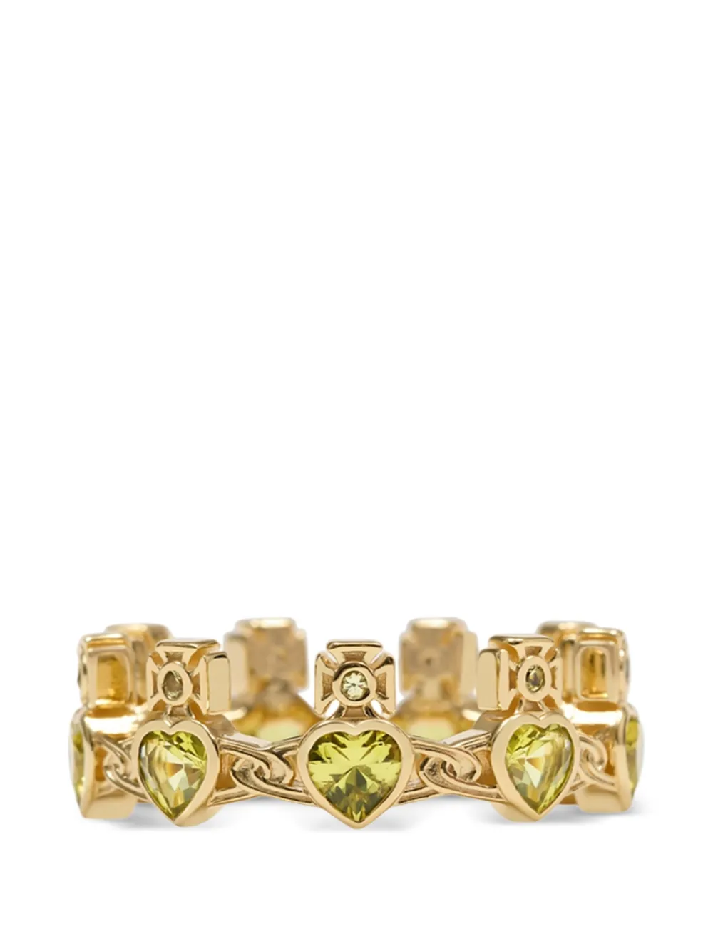 Vivienne Westwood Renatta crystal-embellished ring - Oro