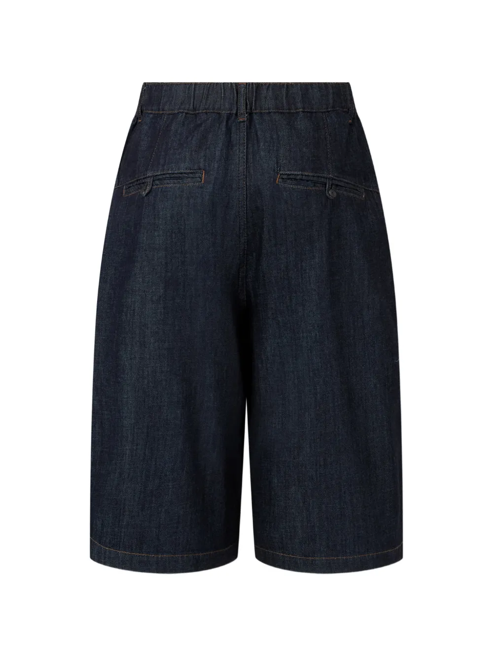 TOMBOY Denim shorts met plooien Blauw