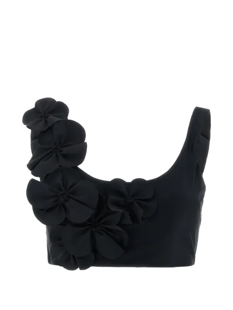 Goldbergh Chiarella floral-appliqué bikini top
