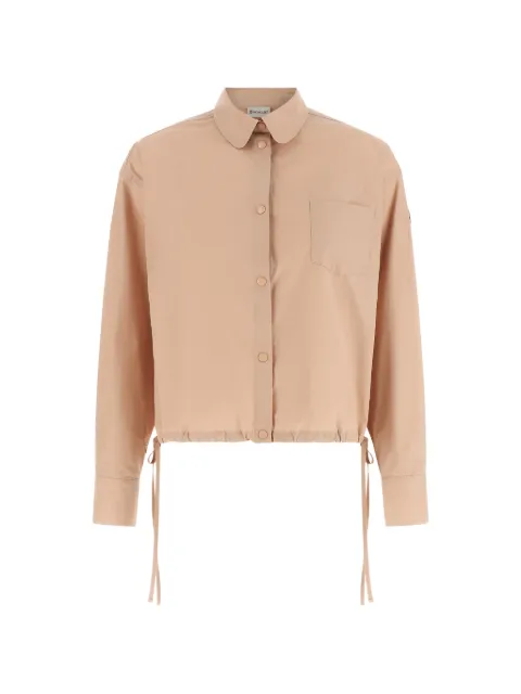 Moncler drawstring cropped shirt