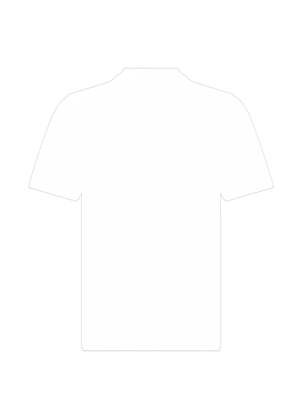 Brunello Cucinelli double-layer embroidered T-shirt - Blu