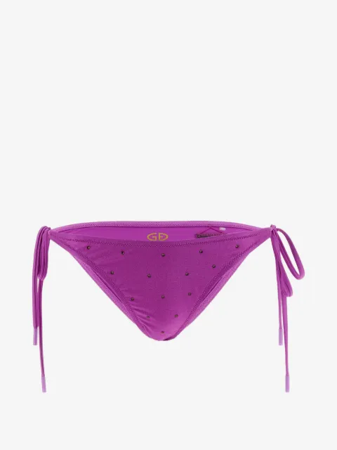 Goldbergh bikini bottom Kaia con detalles de cristal