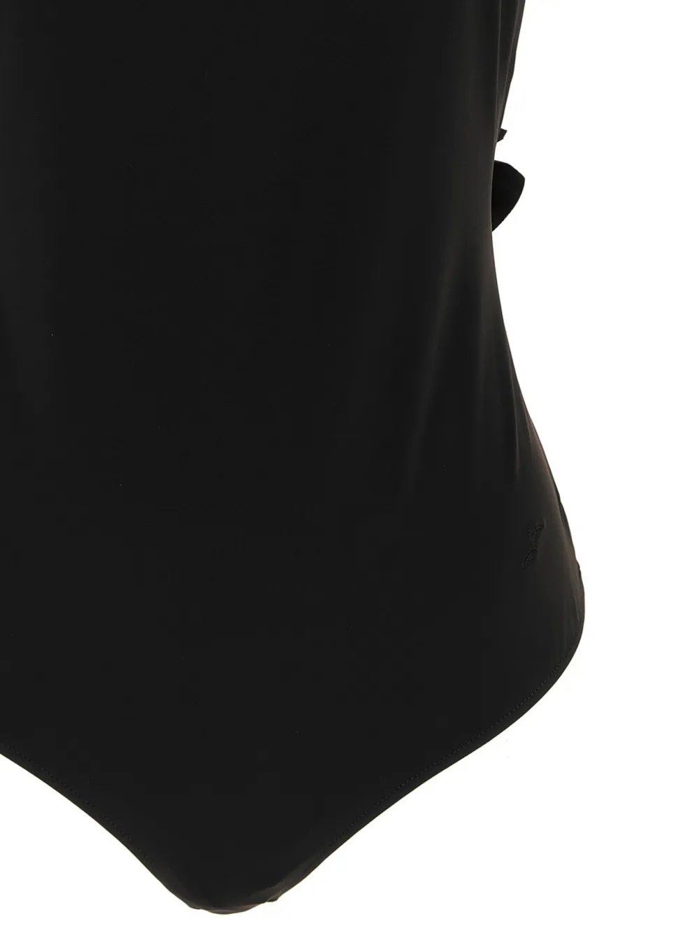 Jacquemus The Cabana badpak met ruches Zwart