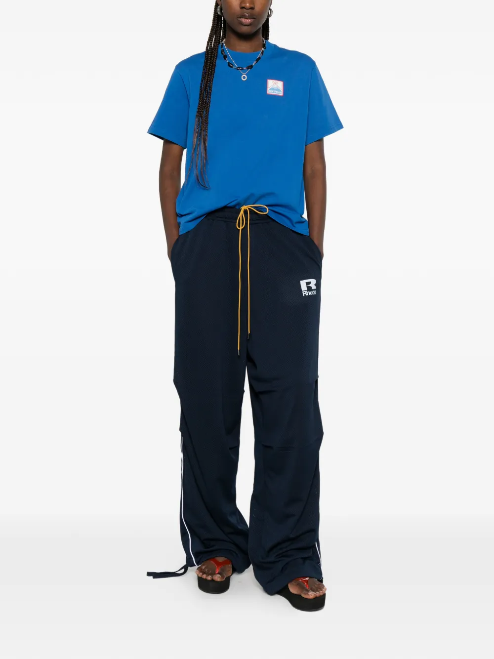 Casablanca T-shirt Blauw