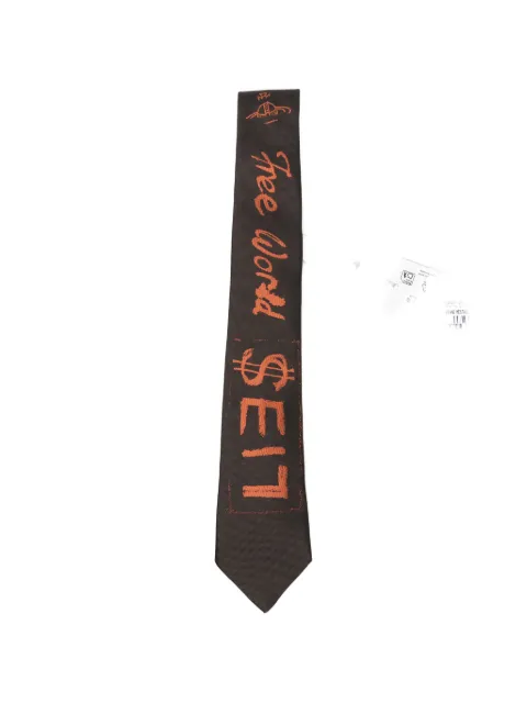Vivienne Westwood Orbi pointed tie