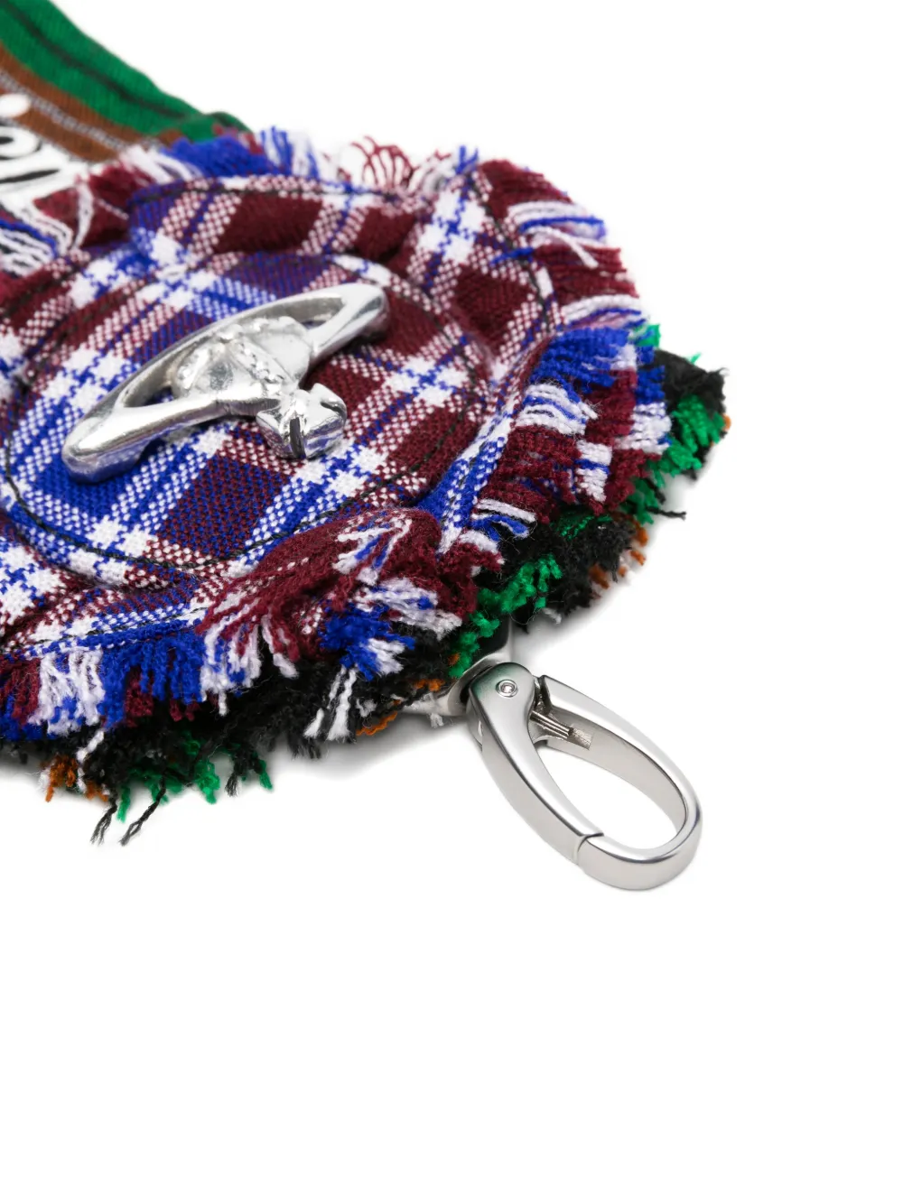 Vivienne Westwood Rosette Orb Tartan Charm | Blue | FARFETCH