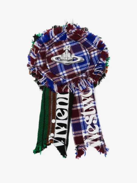 Vivienne Westwood Rosette Orb tartan charm