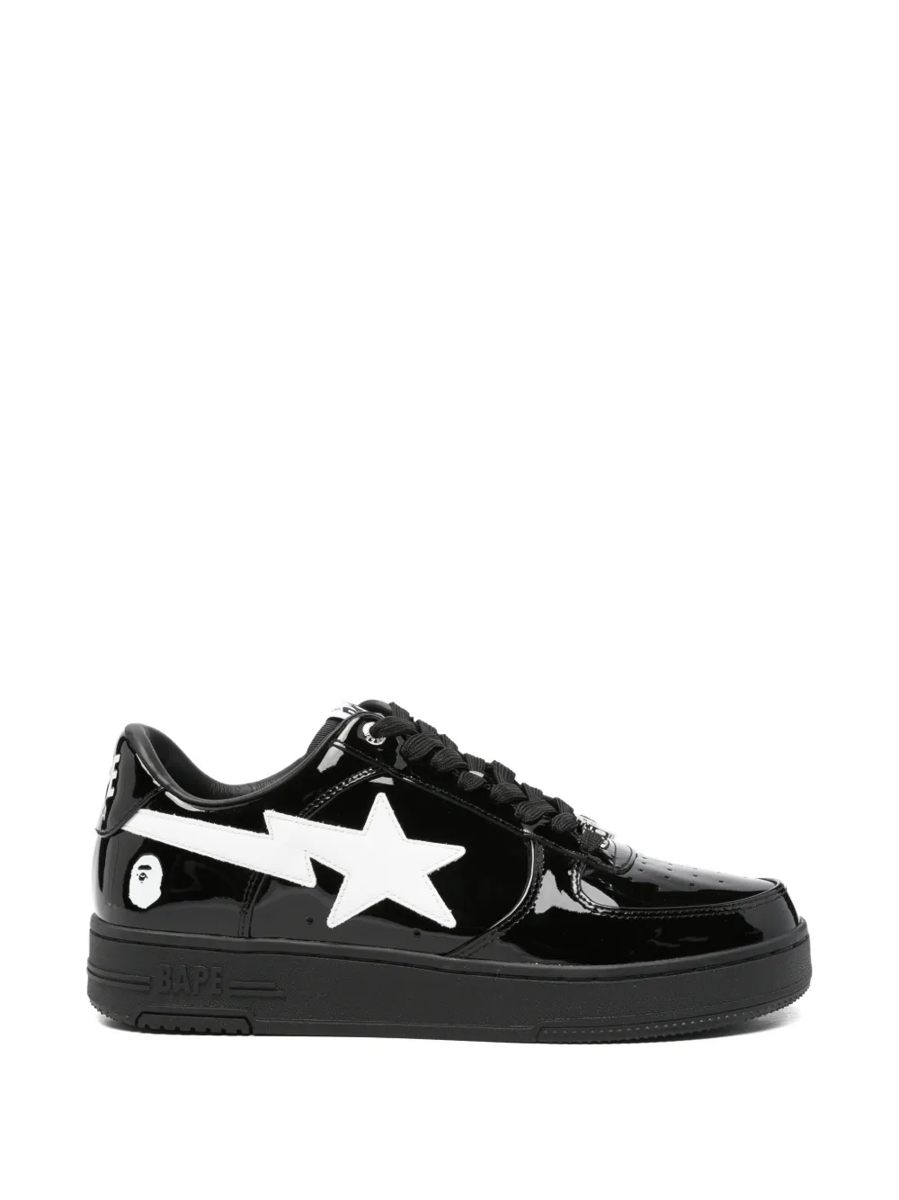 A BATHING APE® Bape Sta leather sneakers - Nero