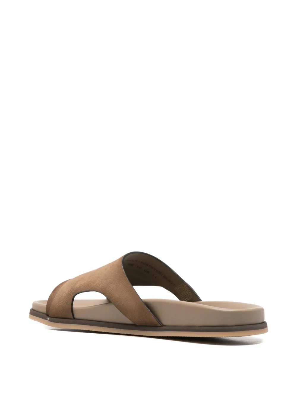 Santoni crossover-strap leather sandals Bruin