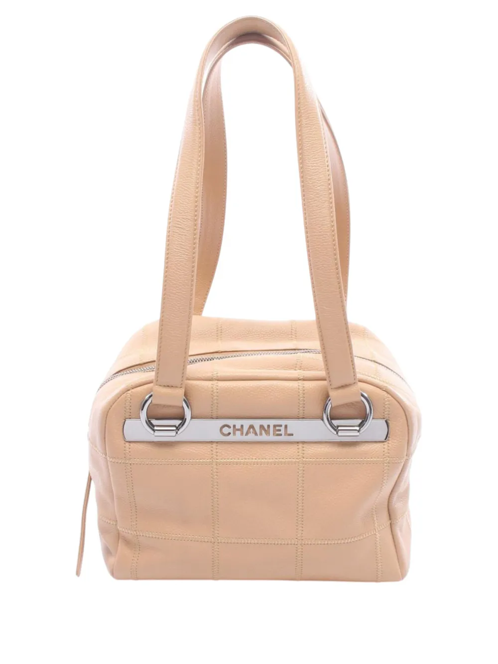 CHANEL Pre-Owned 2005-2006 Caviar Chocolate Bar shoulder bag - Toni neutri