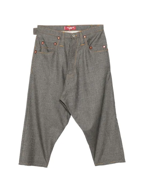 Junya Watanabe MAN x Levis checked tapered trousers