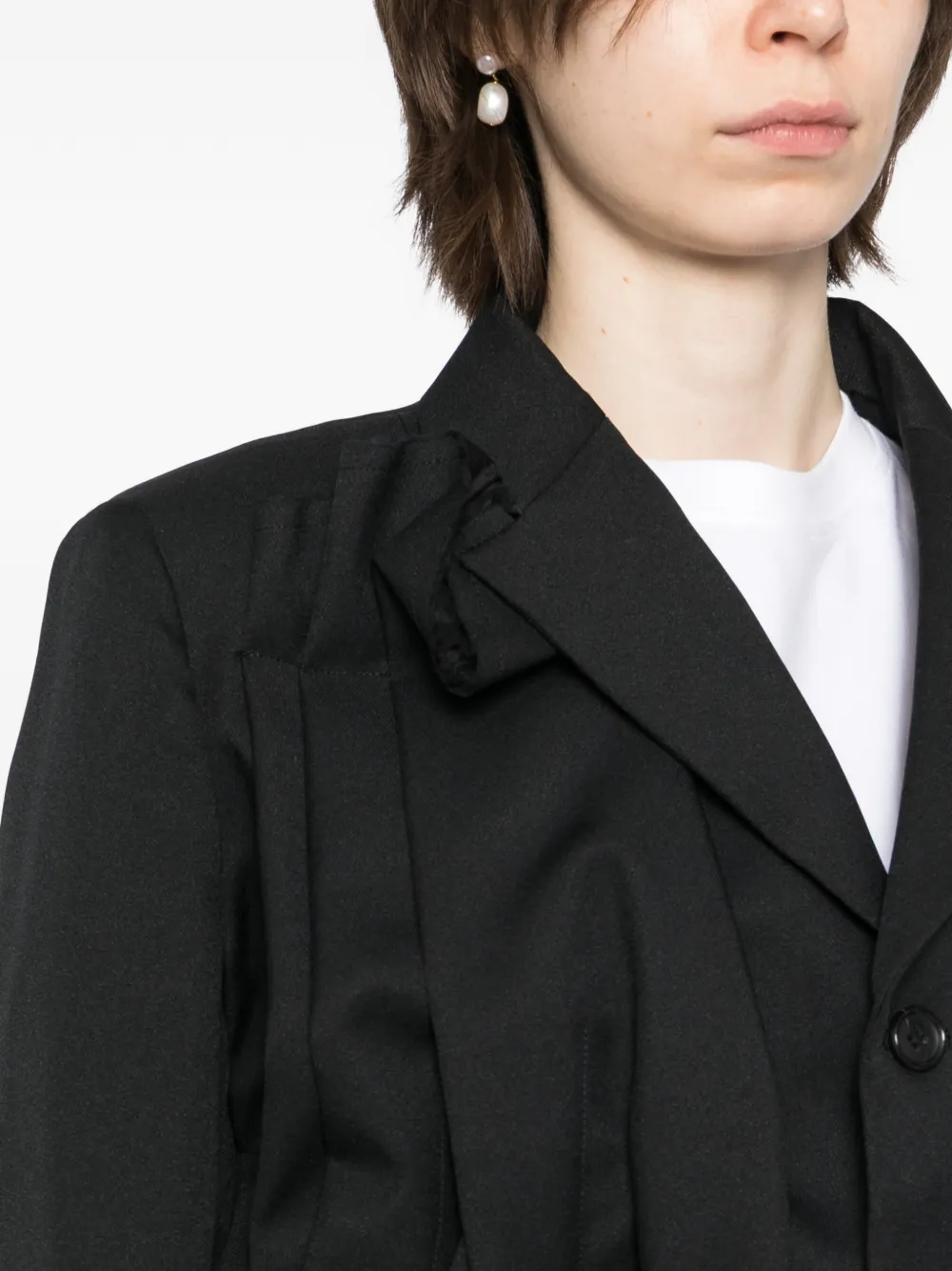 Comme Des Garçons Twill blazer Zwart