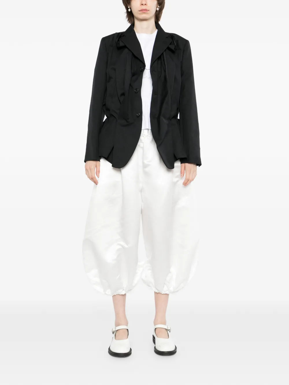 Comme Des Garçons Twill blazer Zwart