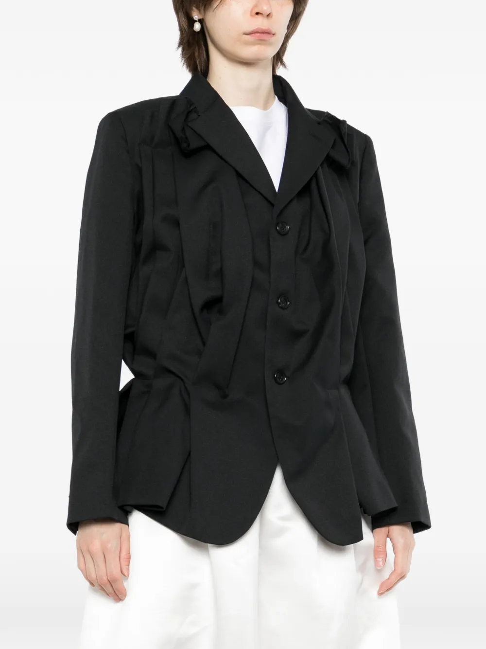 Comme Des Garçons Twill blazer Zwart