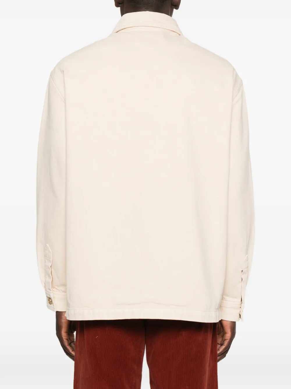 Drôle De Monsieur Denim shirtjack Beige