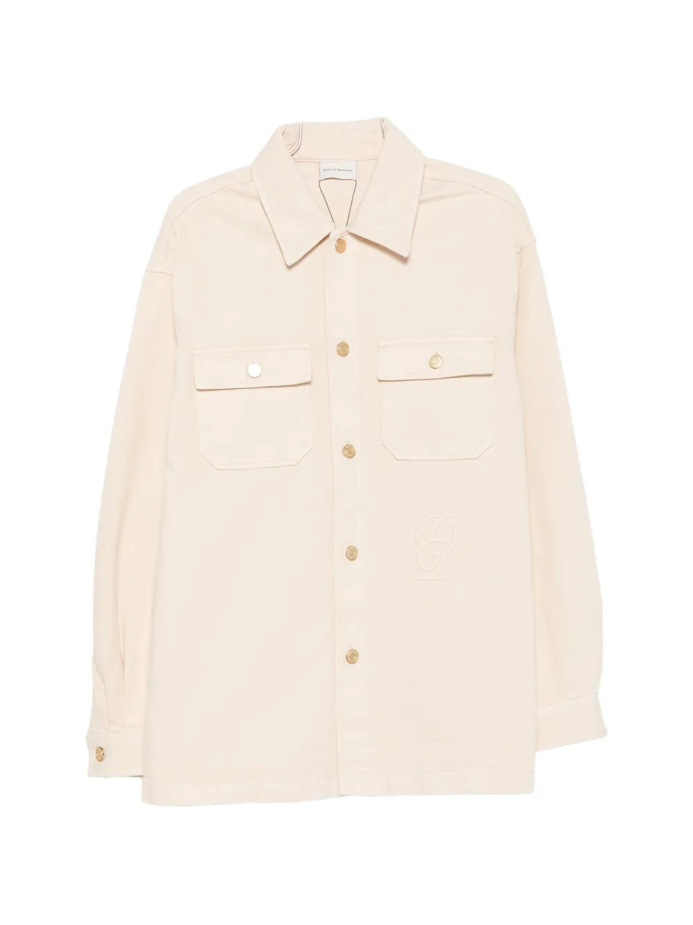 Drôle De Monsieur denim shirt jacket - Toni neutri