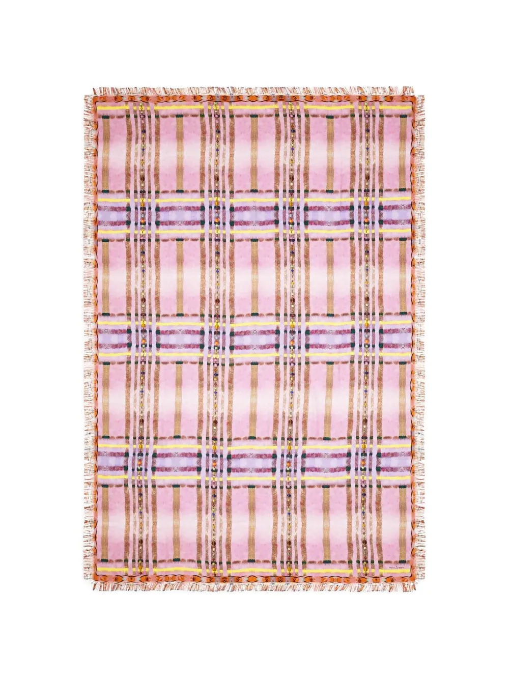 Pierre-Louis Mascia Aloeuw fringed scarf - Rosa