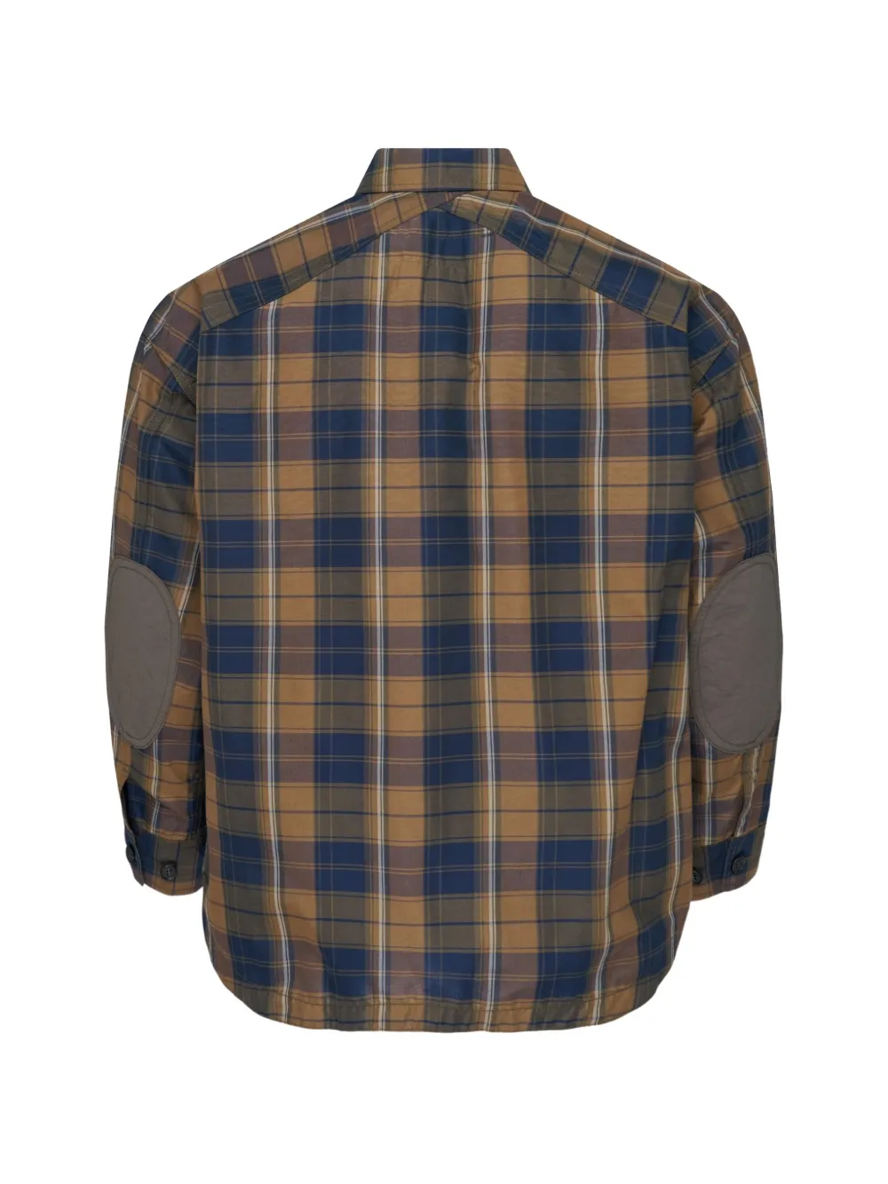 Comme des Garçons Homme Geruit jack met borstzak Bruin