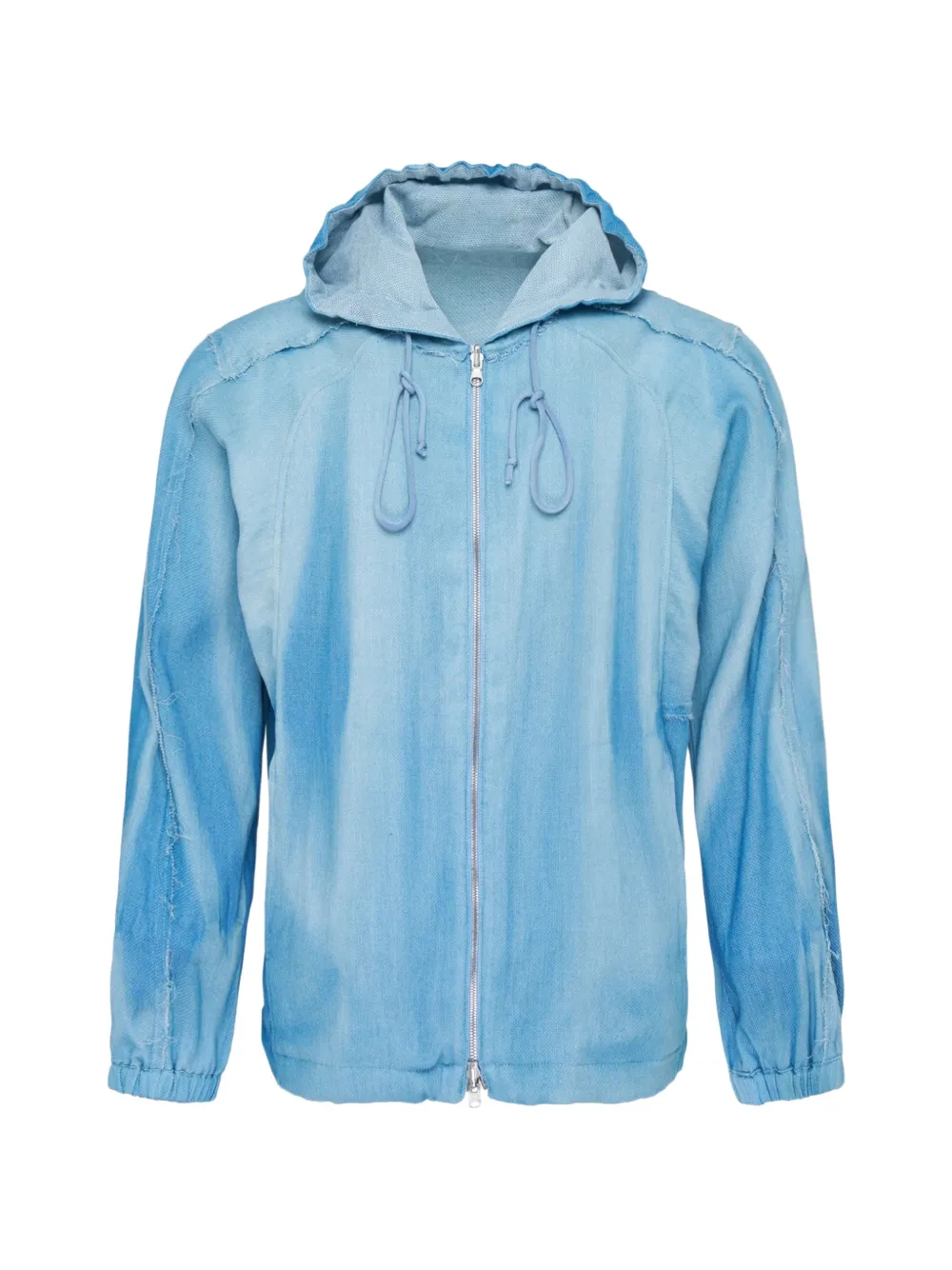 Jiyongkim Sun-bleached Reversible Jacket In Blue