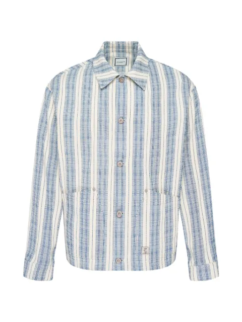 Wooyoungmi stripe-pattern textured jacket