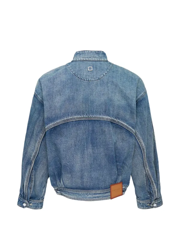 Wooyoungmi stand-collar Denim Jacket | Blue | FARFETCH