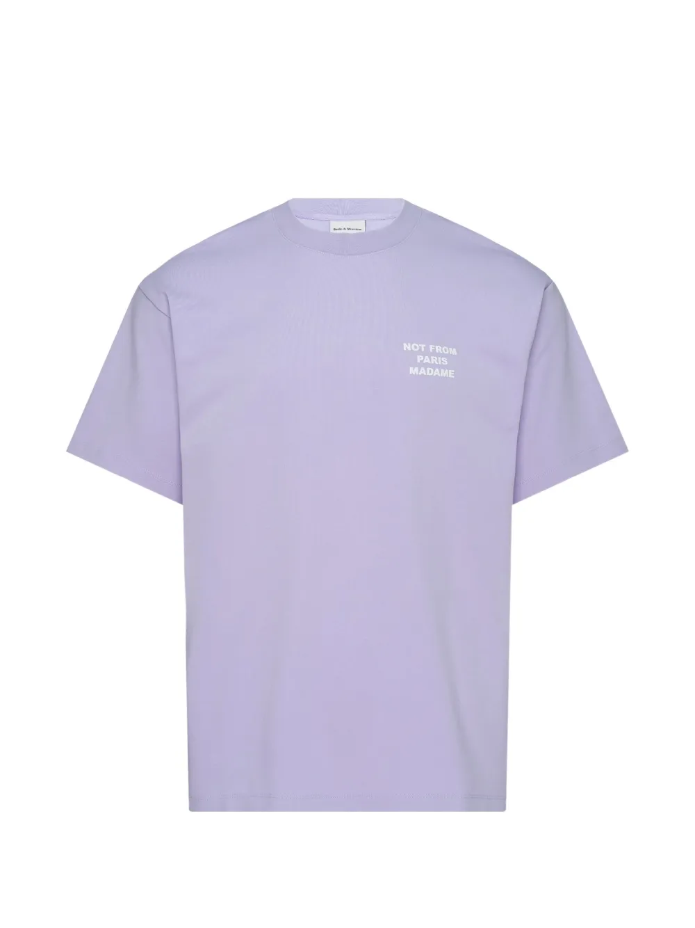Drôle De Monsieur print-detail T-shirt - Violett