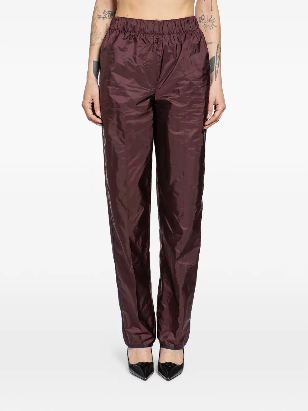 Prada Re-Nylon trousers - Marrone