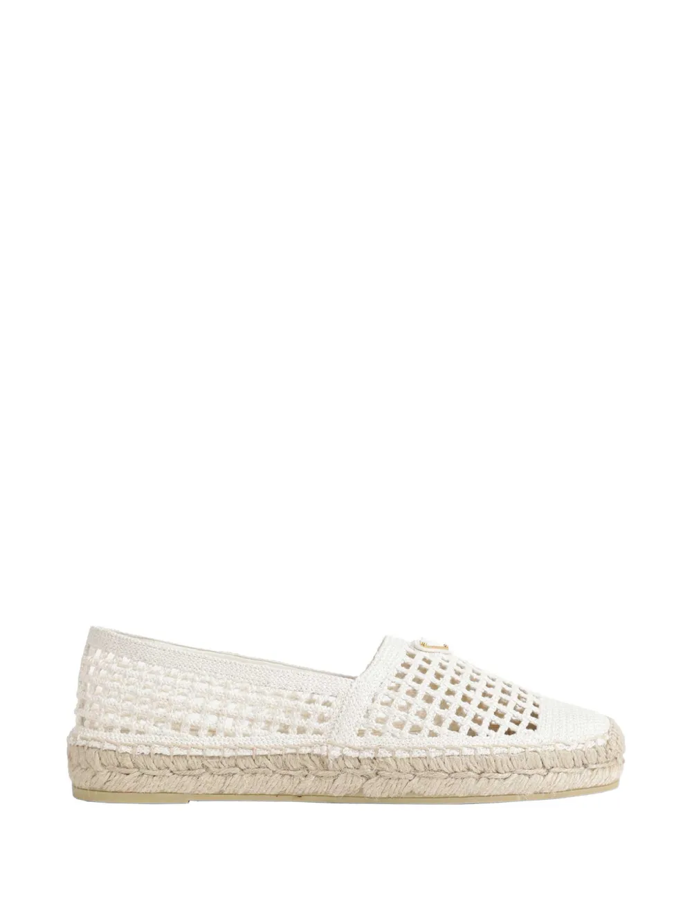 Prada crochet espadrilles Beige
