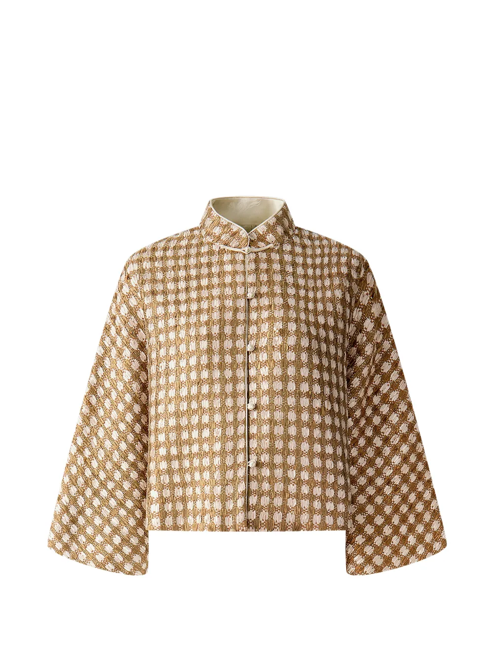 Shanghai Tang Tang textured jacket - Gold