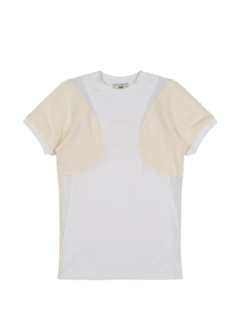 GmbH patchwork mesh-insert T-shirt