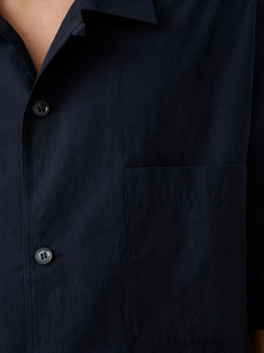Studio Nicholson Agios overhemd met borstzak Blauw