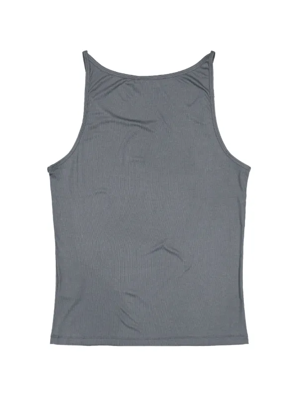 GmbH logo-print Tank Top | Grey | FARFETCH IL