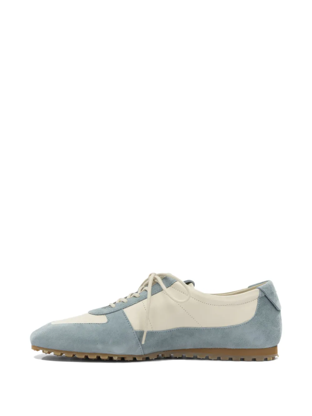 Aeyde Uma sneakers met suède vlakken Blauw