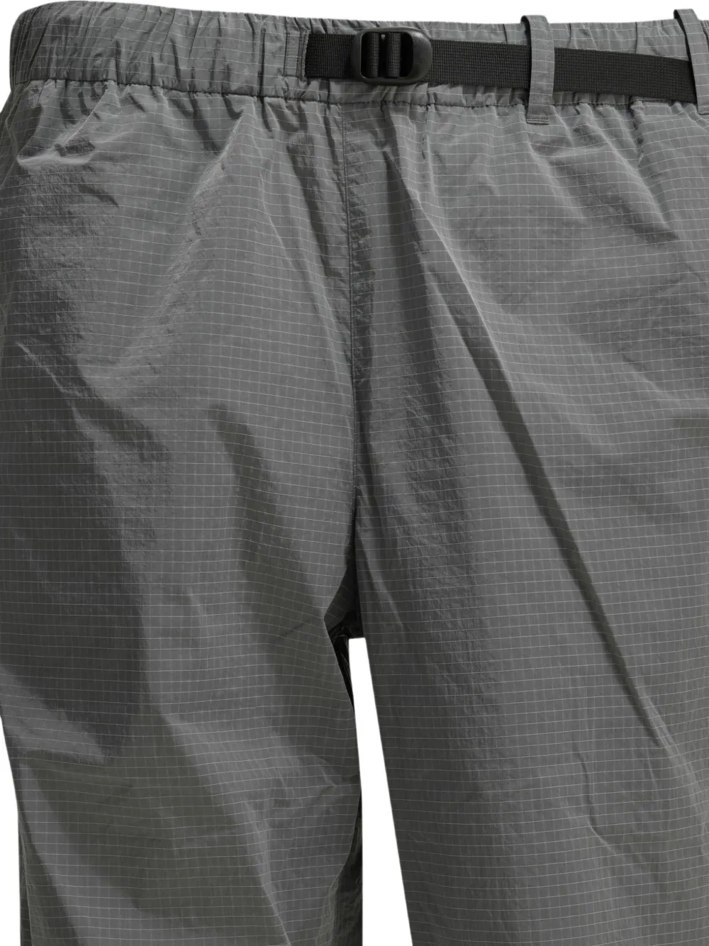 Goldwin Broek met patroon en ceintuur Grijs