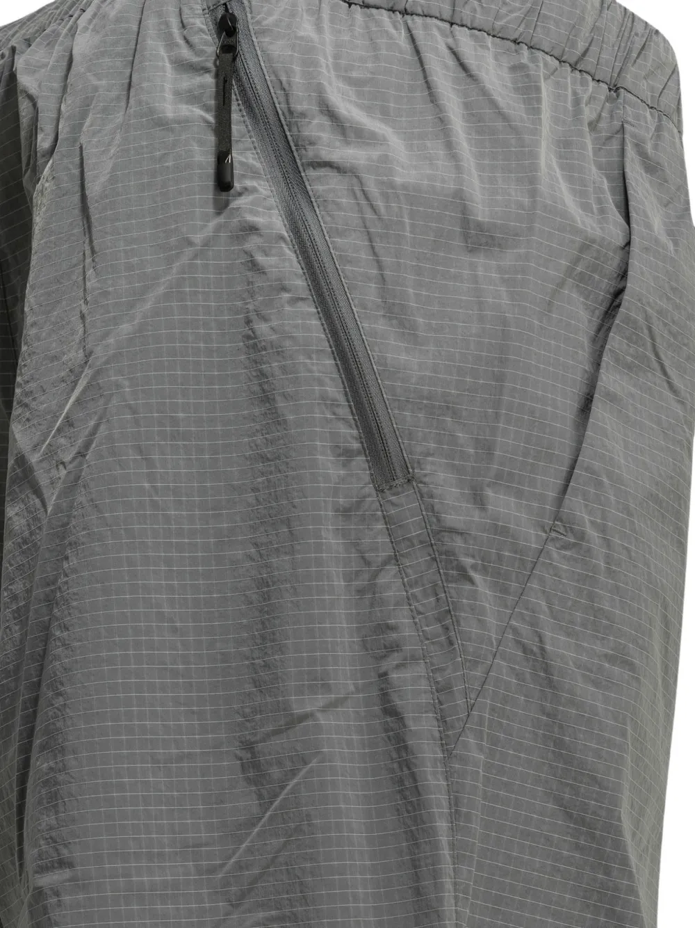 Goldwin Broek met patroon en ceintuur Grijs