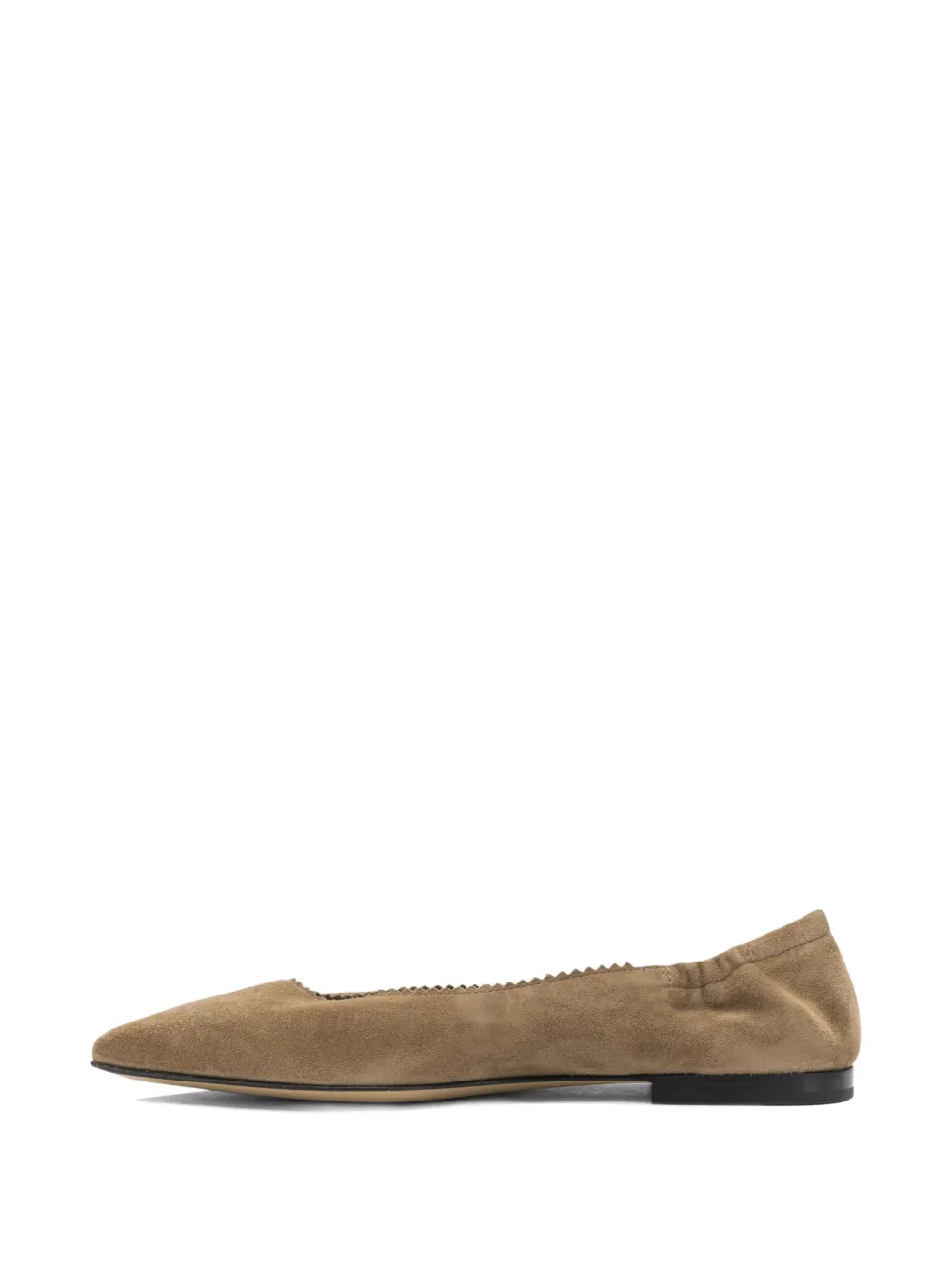 Pomme D´Or Ingrid suede ballet flats - Marrone