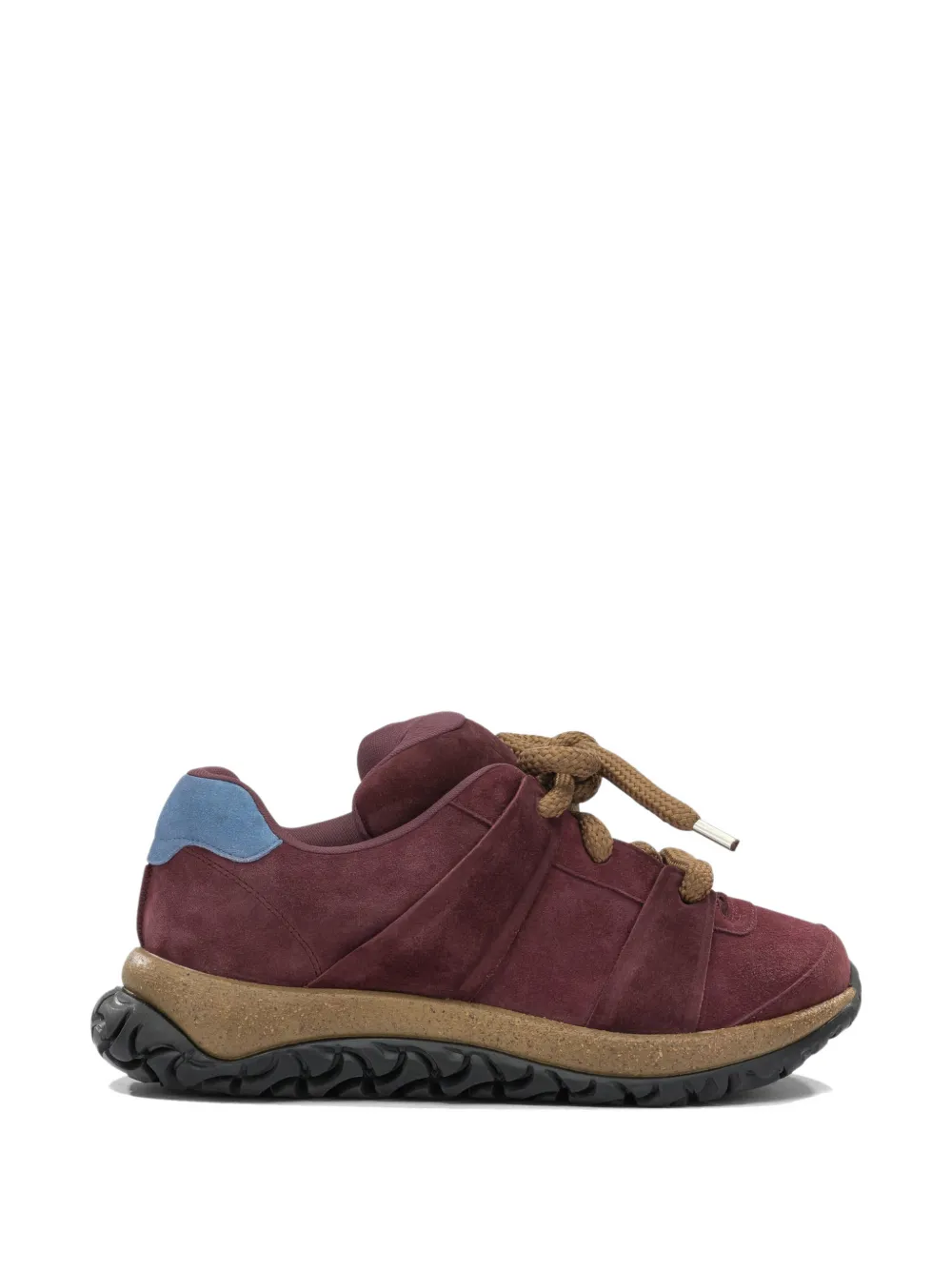 Birkenstock Goerlitz 1774 panelled suede sneakers - Rosso