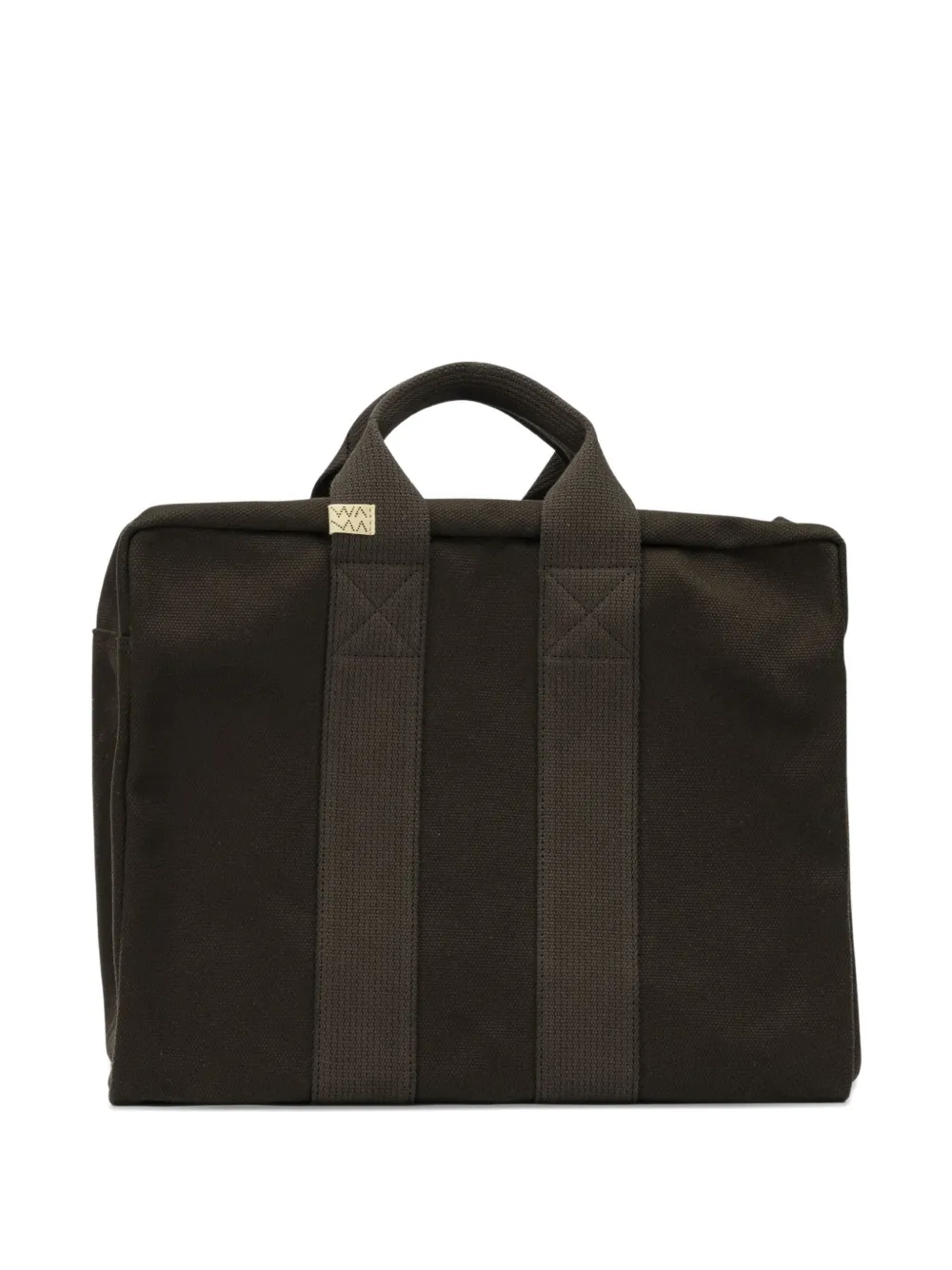 visvim medium Canvas Plura zip-top tote bag - Marrone