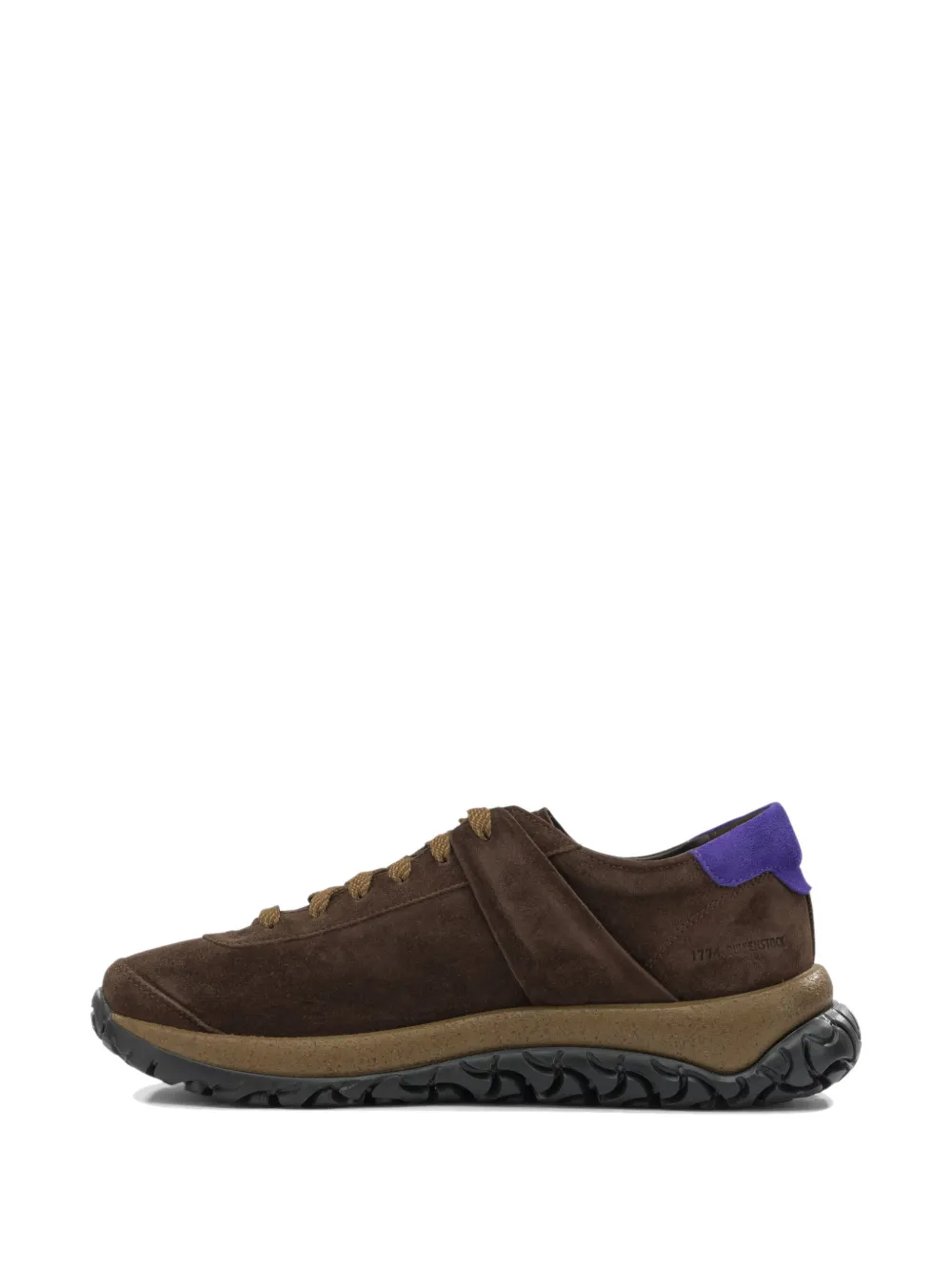 BIRKENSTOCK 1774 Stroedt sneakers met suède vlakken Bruin
